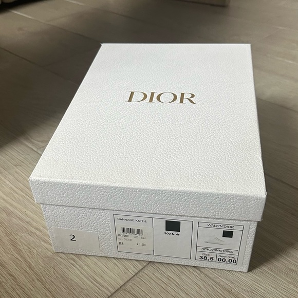 Christian Dior Walk N Dior Technical Knit High Top Sneakers 
SIZE 38.5/ US W 8 - Picture 8 of 8